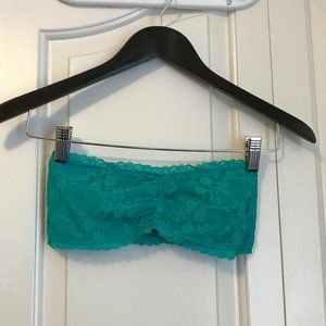 Garage Turquoise Bandeau Bralette Tube Top